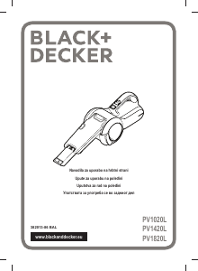 Priručnik Black and Decker PV1020L Ručni usisavač