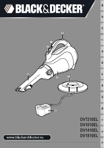 Manual de uso Black and Decker DV1810EL Aspirador de mano