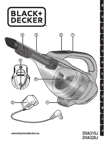 Manual Black and Decker DVA320J Handheld Vacuum