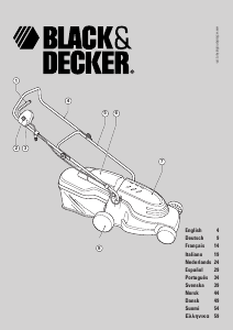 Manual de uso Black and Decker GR389 Cortacésped