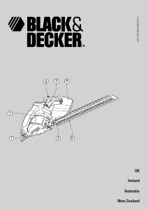 Handleiding Black and Decker GT515 Heggenschaar