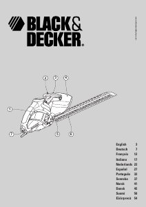 Manuale Black and Decker GT510 Tagliasiepi