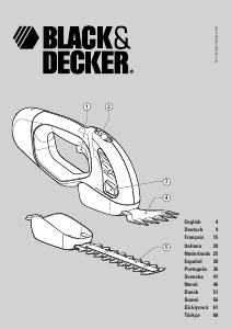 Handleiding Black and Decker GL602 Heggenschaar