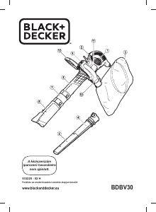 Használati útmutató Black and Decker BDBV30 Levélfúvó