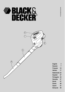 Manual Black and Decker GW180 Leaf Blower