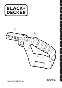 Handleiding Black and Decker BDCF18 Zaklamp