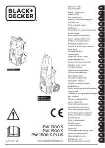 Manual de uso Black and Decker PW1500SP Limpiadora de alta presión