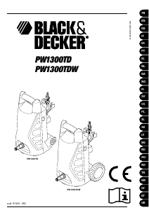 Rokasgrāmata Black and Decker PW1300TDW Augstspiediena mazgātājs