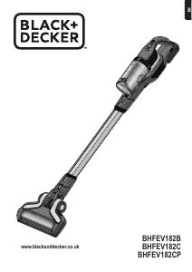 Manual Black and Decker BHFEV182CP Vacuum Cleaner