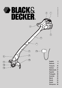 Manual Black and Decker GLC12 Aparador de relva