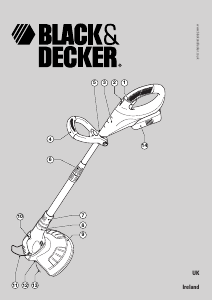 Manual Black and Decker GLC3000 Grass Trimmer