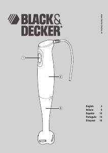 Handleiding Black and Decker SB75 Staafmixer