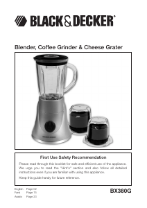 Handleiding Black and Decker BX380G Blender