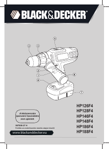 Használati útmutató Black and Decker HP146F4BK Fúró-csavarozó