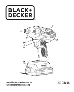 Handleiding Black and Decker BDCIM18 Schroef-boormachine