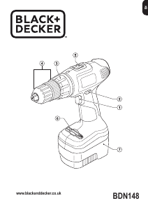 Handleiding Black and Decker BDN148 Schroef-boormachine