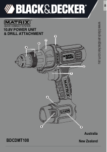 Handleiding Black and Decker BDCDMT108 Schroef-boormachine