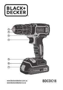 Handleiding Black and Decker BDCDC18 Schroef-boormachine