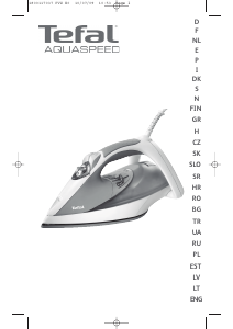 Rokasgrāmata Tefal FV5165G0 Aquaspeed Gludeklis