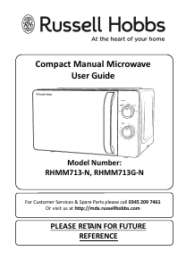 Manual Russell Hobbs RHMM713-N Microwave