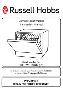 Handleiding Russell Hobbs RHTTDW6W Vaatwasser