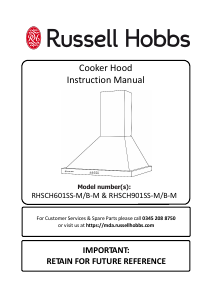 Manual Russell Hobbs RHSCH601SS-M Cooker Hood