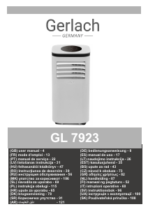 Manual de uso Gerlach GL7923 Aire acondicionado