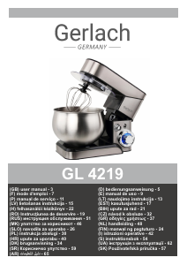 Mode d’emploi Gerlach GL 4219 Robot sur socle
