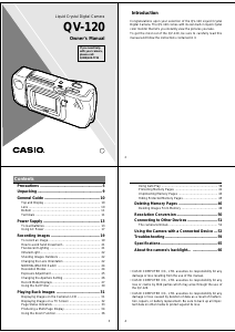 Manual Casio QV-120 Digital Camera