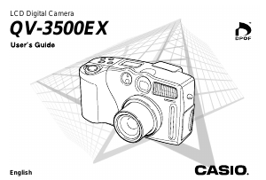 Manual Casio QV-3500EX Digital Camera