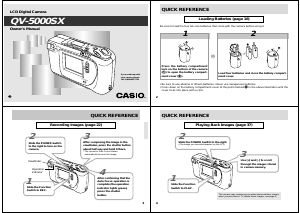 Manual Casio QV-5000SX Digital Camera