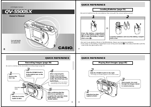 Manual Casio QV-5500SX Digital Camera