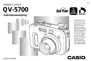 Manual Casio QV-5700 Digital Camera