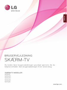 Brugsanvisning LG M1962D-PZ LCD-skærm