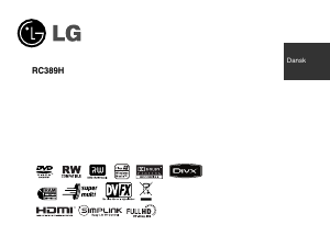 Brugsanvisning LG RC389H-P DVD-Video kombination