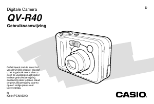 Handleiding Casio QV-R40 Digitale camera