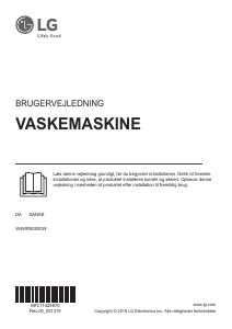 Brugsanvisning LG W4WR508S0W Vaskemaskine