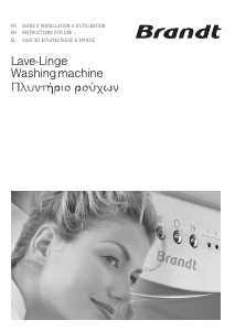 Εγχειρίδιο Brandt WT06725E Πλυντήριο