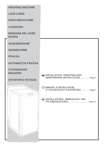 Manual Brandt WTC1015K Washing Machine