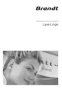 Mode d’emploi Brandt WT10766F Lave-linge