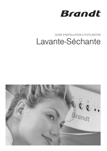 Mode d’emploi Brandt WTD1376F Lave-linge séchant