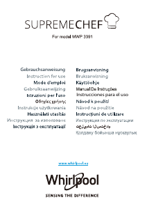 Bruksanvisning Whirlpool MWP 3391 Mikrovågsugn