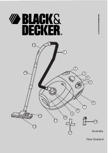 Manual Black and Decker BBS1801 Vacuum Cleaner