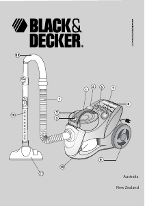 Manual Black and Decker BLB1401 Vacuum Cleaner