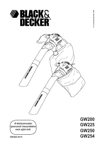 Használati útmutató Black and Decker GW254 Levélfúvó