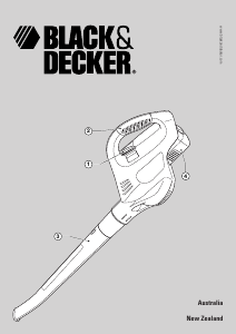 Manual Black and Decker NS118 Leaf Blower