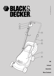 Handleiding Black and Decker GR348 Grasmaaier