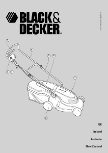 Handleiding Black and Decker GR369 Grasmaaier