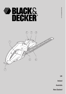 Handleiding Black and Decker GT115 Heggenschaar