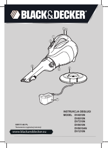Instrukcja Black and Decker DV9610N Odkurzacz ręczny